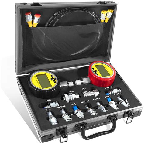 digital hydraulic pressure test kit|hydraulic pressure gauge harbor freight.